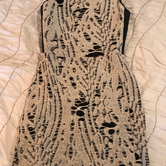 SEA Wool Dress Black and White Sz small BEAUTIFUL! - Picture 2 of 6
